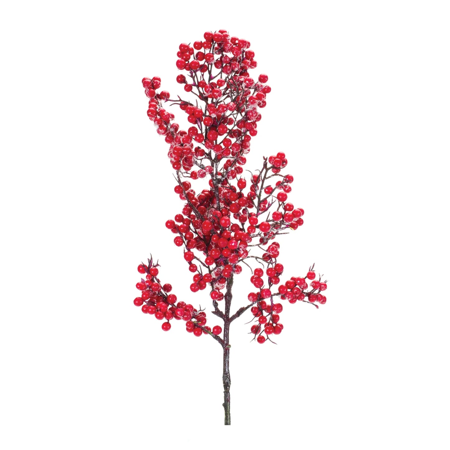 Flocked Berry Spray