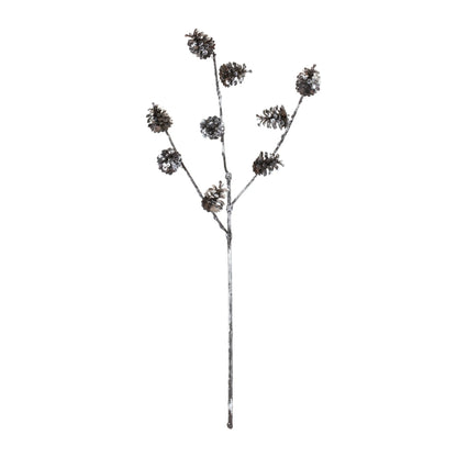 Pine Cone Spray  - Pack Of: Set of 12 | Materials: Plastic | DÃƒÂ©cor  style: Rustic