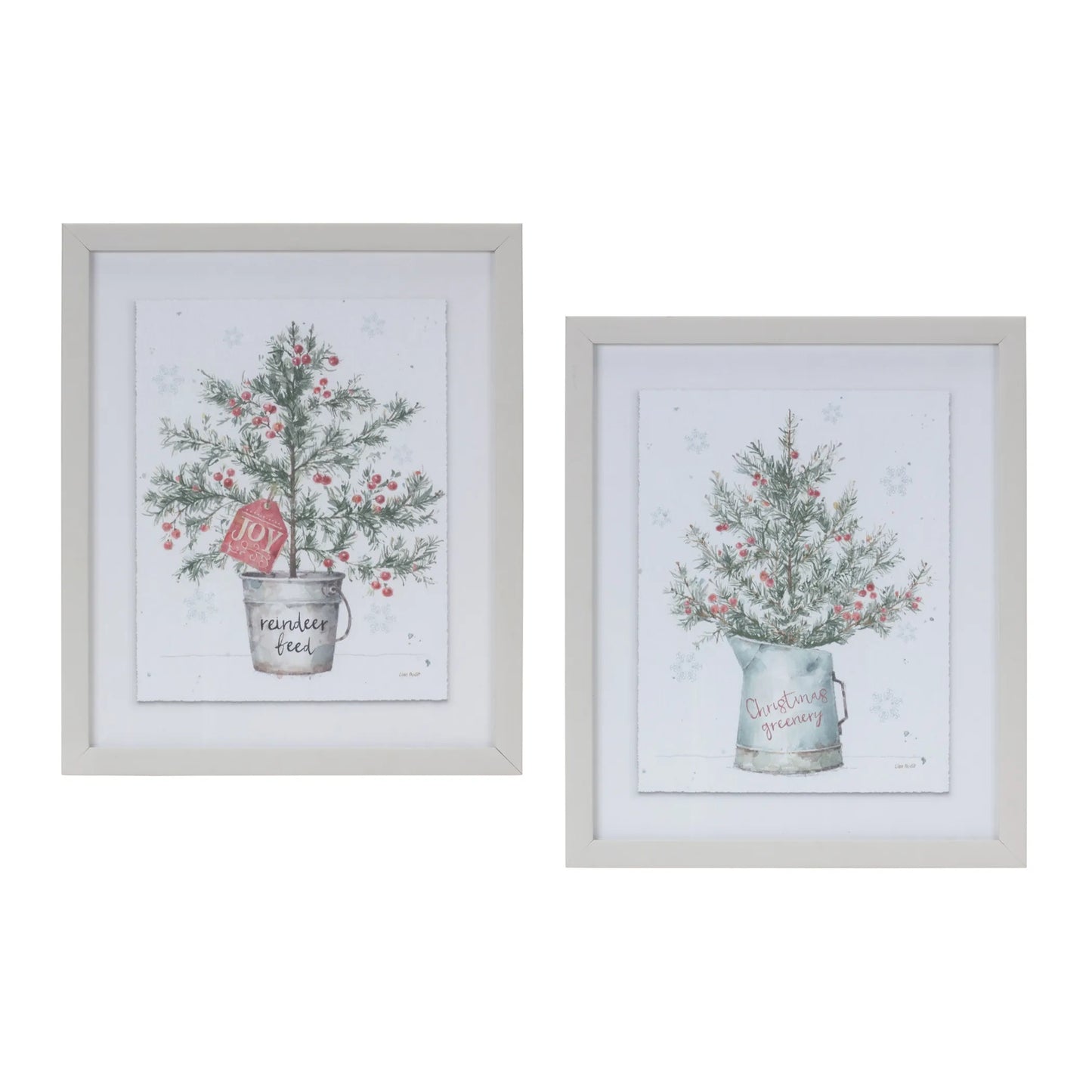 Potted Pine Tree Wall Art