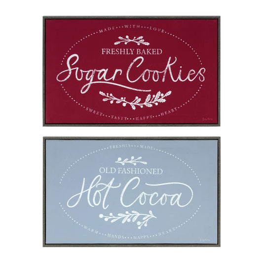 Winter Cookies and Cocoa Wall Sign
