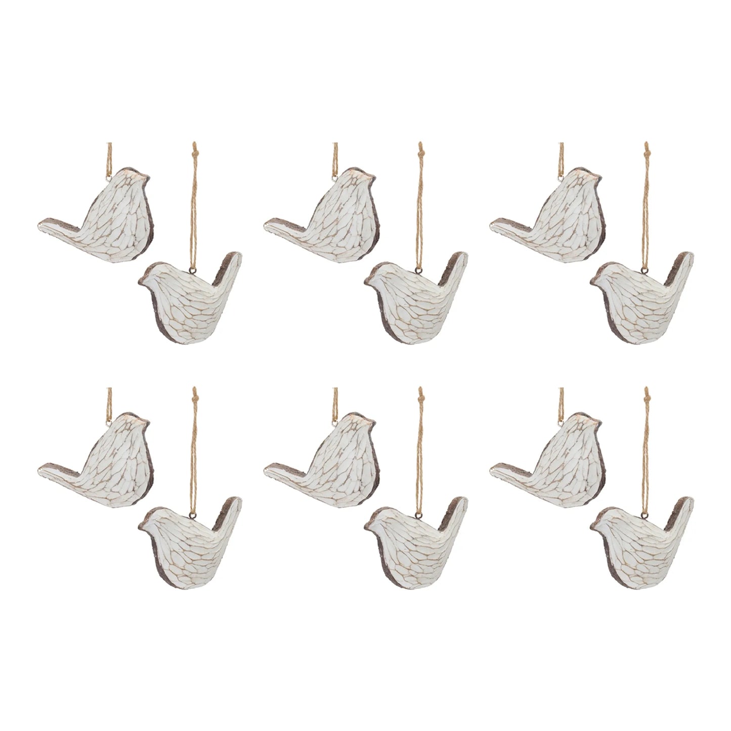 Carved Bird Ornament