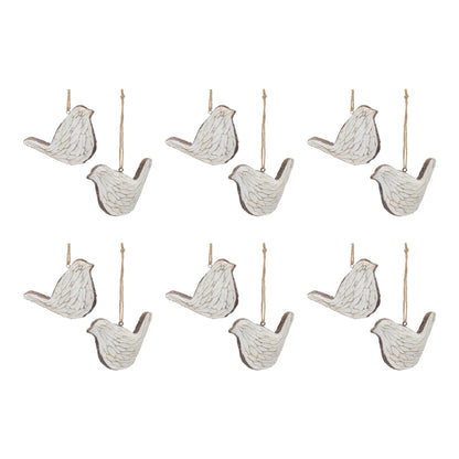 Carved Bird Ornament