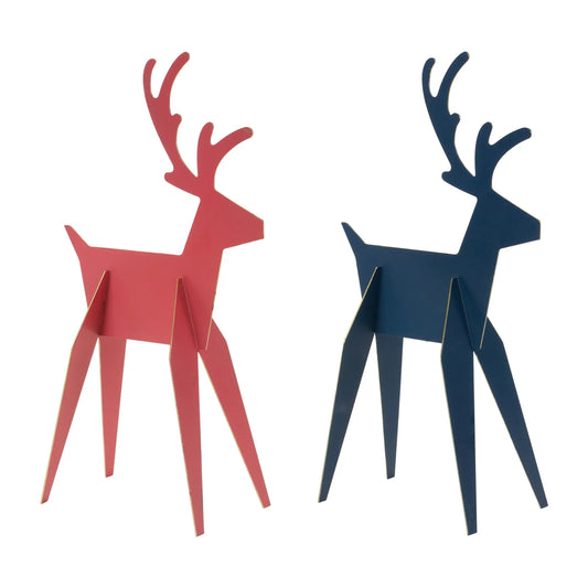 Modern Metal Deer Figurine