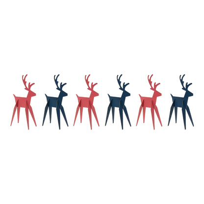 Modern Metal Deer Figurine