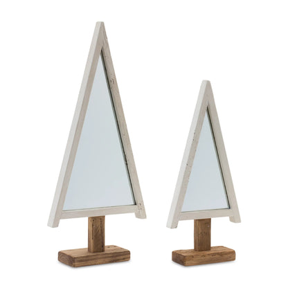 Framed Mirror Pine Tree
