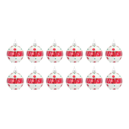 Whimsical Glass Ball Ornament
