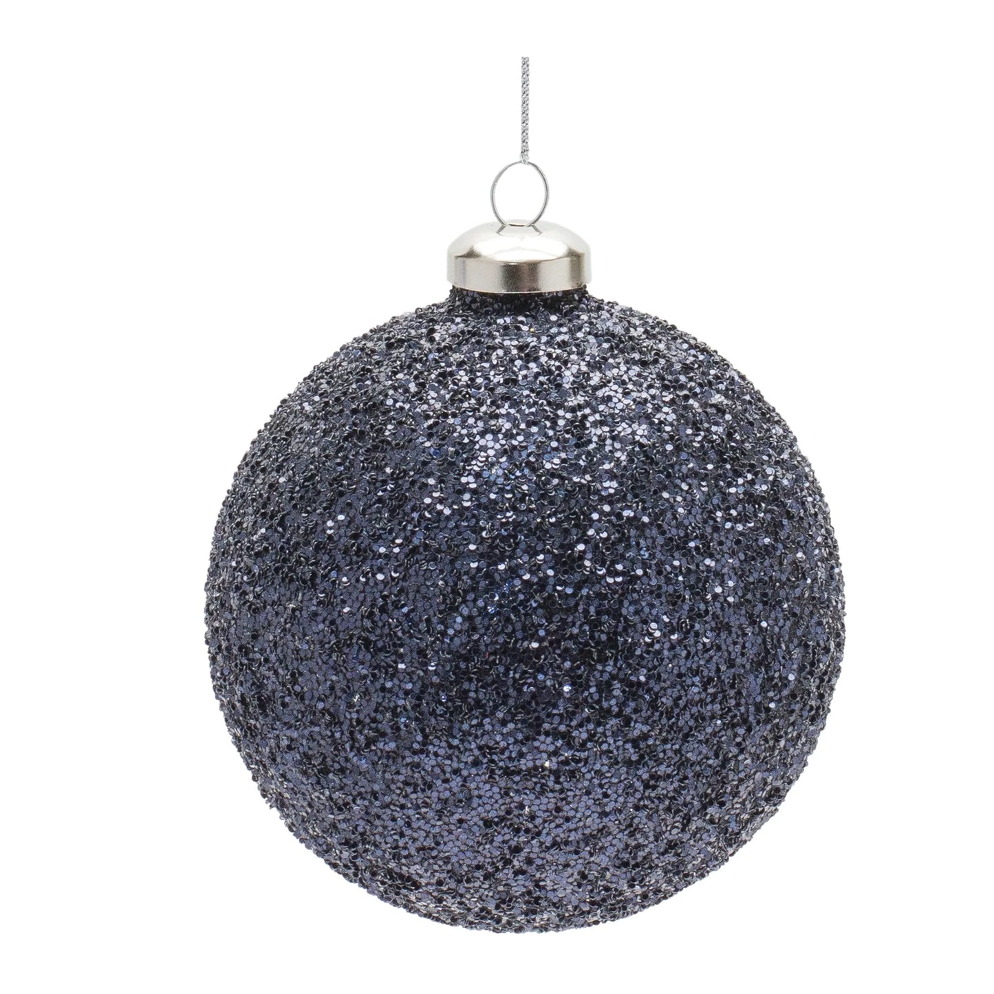 Beaded Glass Ball Ornament