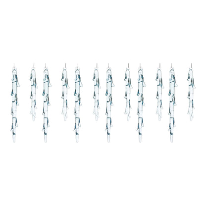 Melted Glass Icicle Drop Ornament