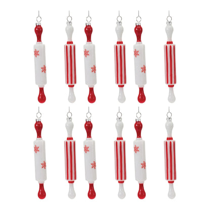 Glass Rolling Pin Ornament