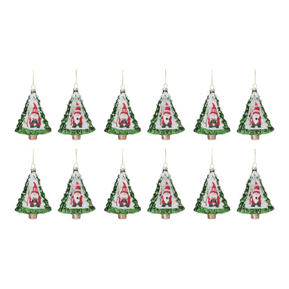Gnome Pine Tree Ornament