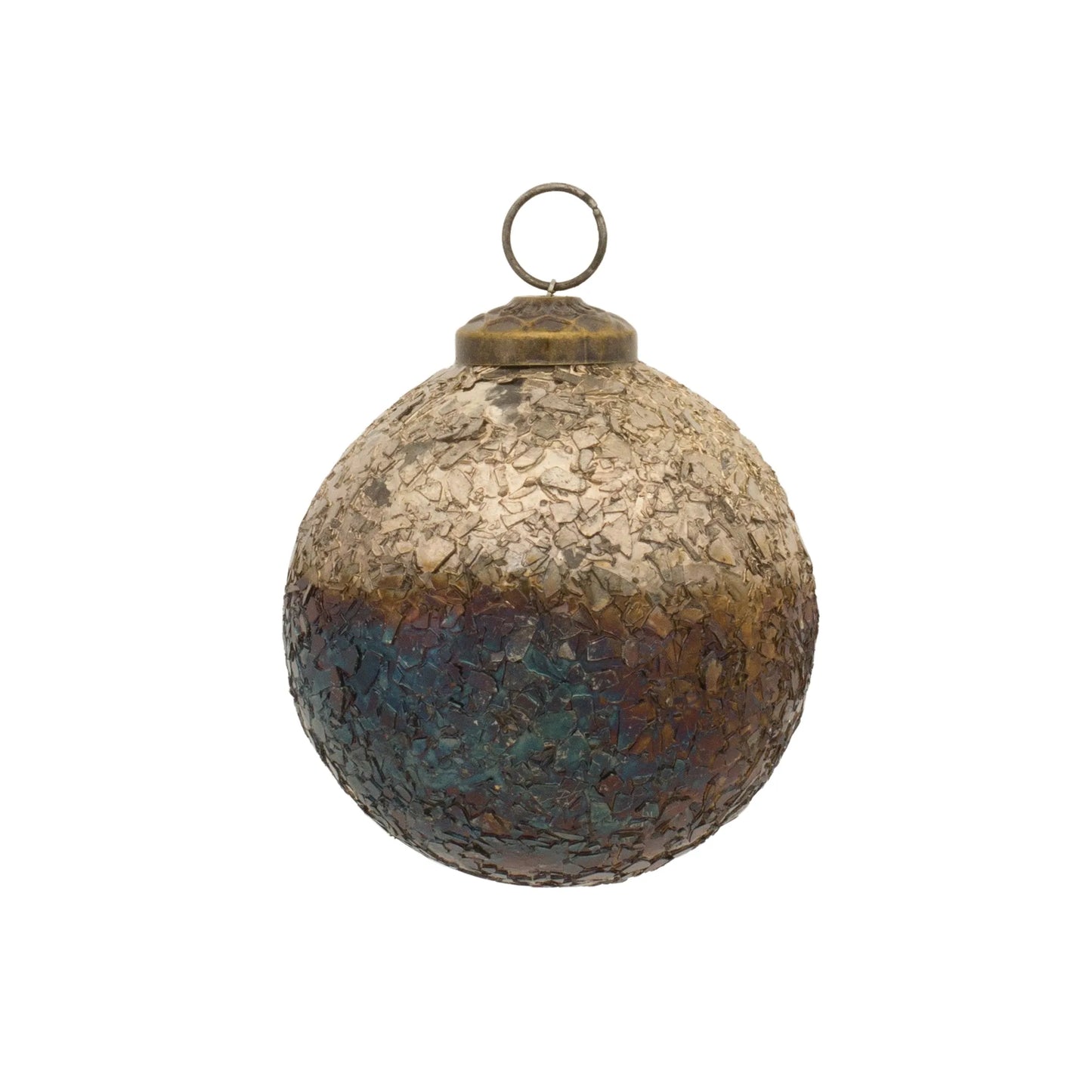 Mosaic Glass Ball Ornament  - Pack Of: Set of 12 | Materials: Glass