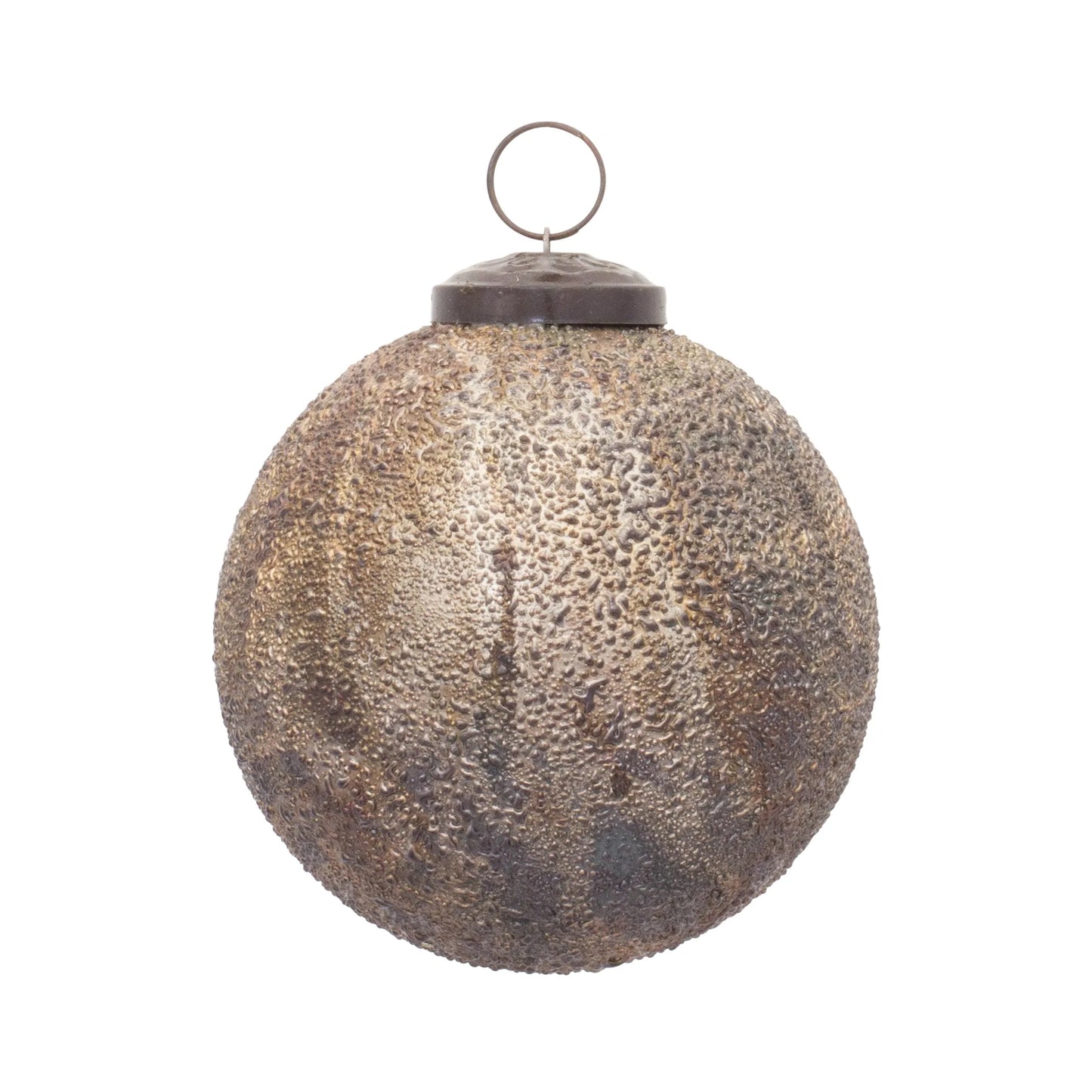 Bubbled Glass Ball Ornament