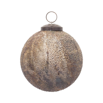 Bubbled Glass Ball Ornament