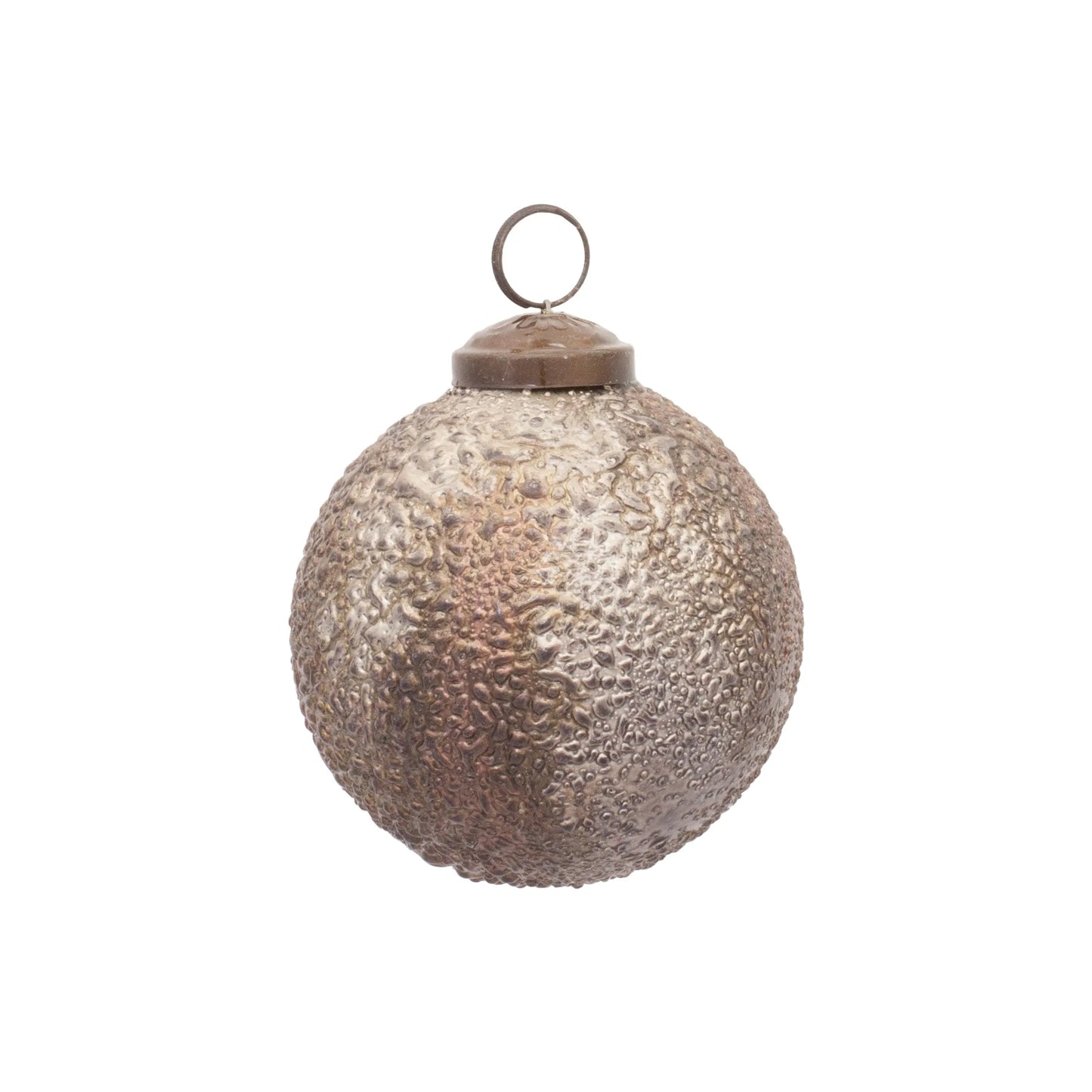 Bubbled Glass Ball Ornament