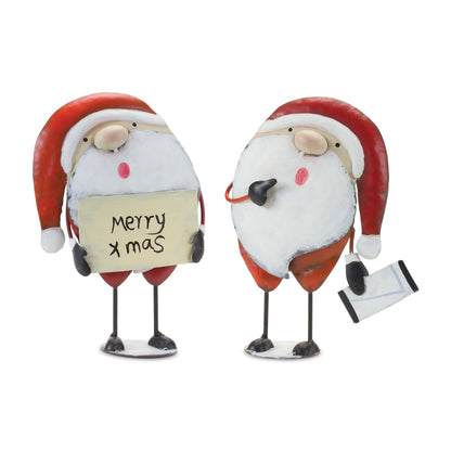 Metal Singing Santa
