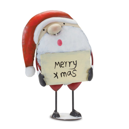 Metal Singing Santa