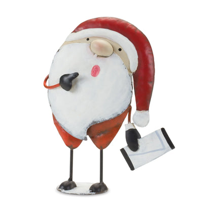 Metal Singing Santa