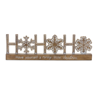 Ho Ho Ho Tabletop Sentiment Sign