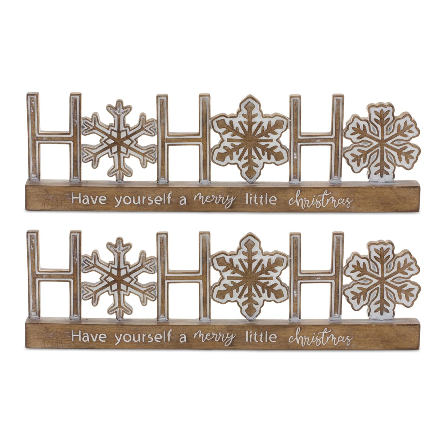 Ho Ho Ho Tabletop Sentiment Sign