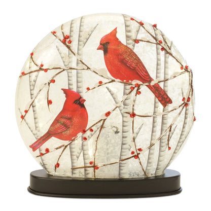 LED Lighted Cardinal Orb