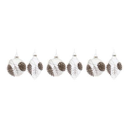 Beaded Glass Pinecone Ornament