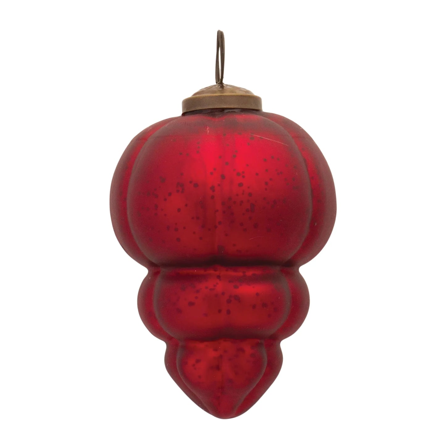 Red Mercury Glass Ornament