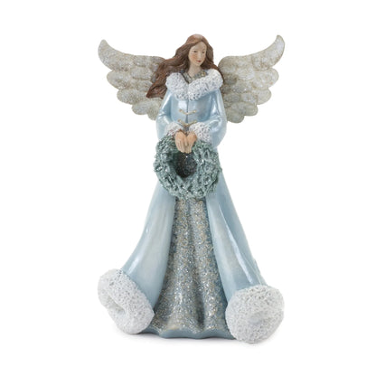 Elegant Winter Angel Figurine