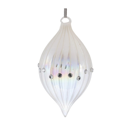 Irredescent Jeweled Glass Ornament