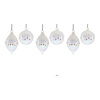 Irredescent Jeweled Glass Ornament