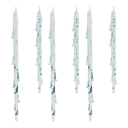 Melted Glass Icicle Drop Ornament