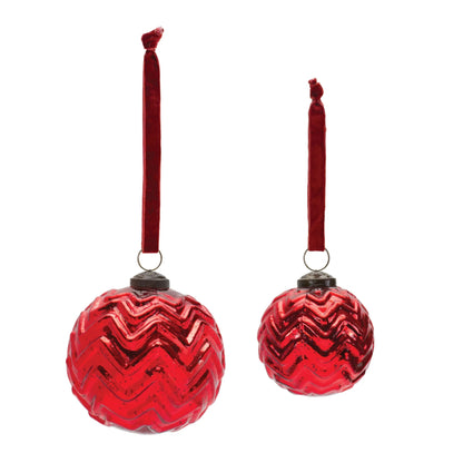 Mercury Glass Ball Ornament