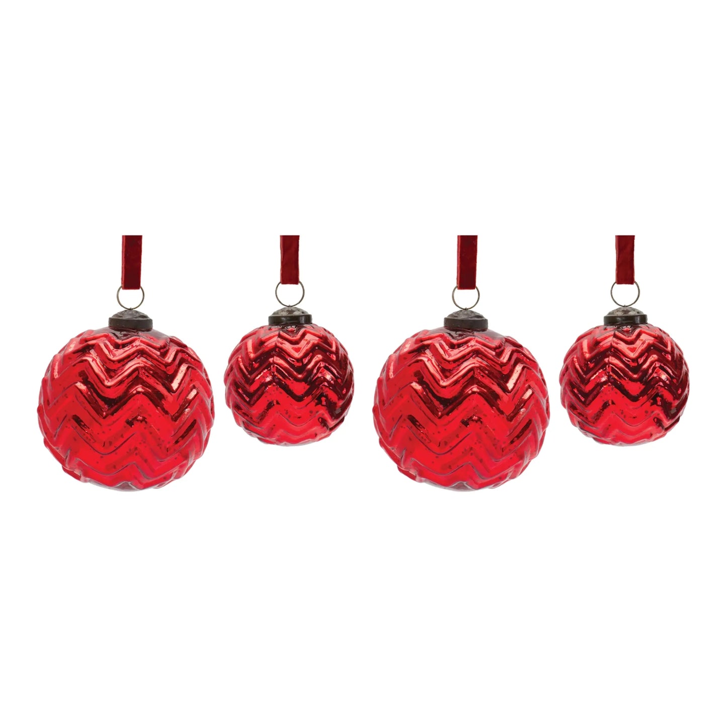 Mercury Glass Ball Ornament