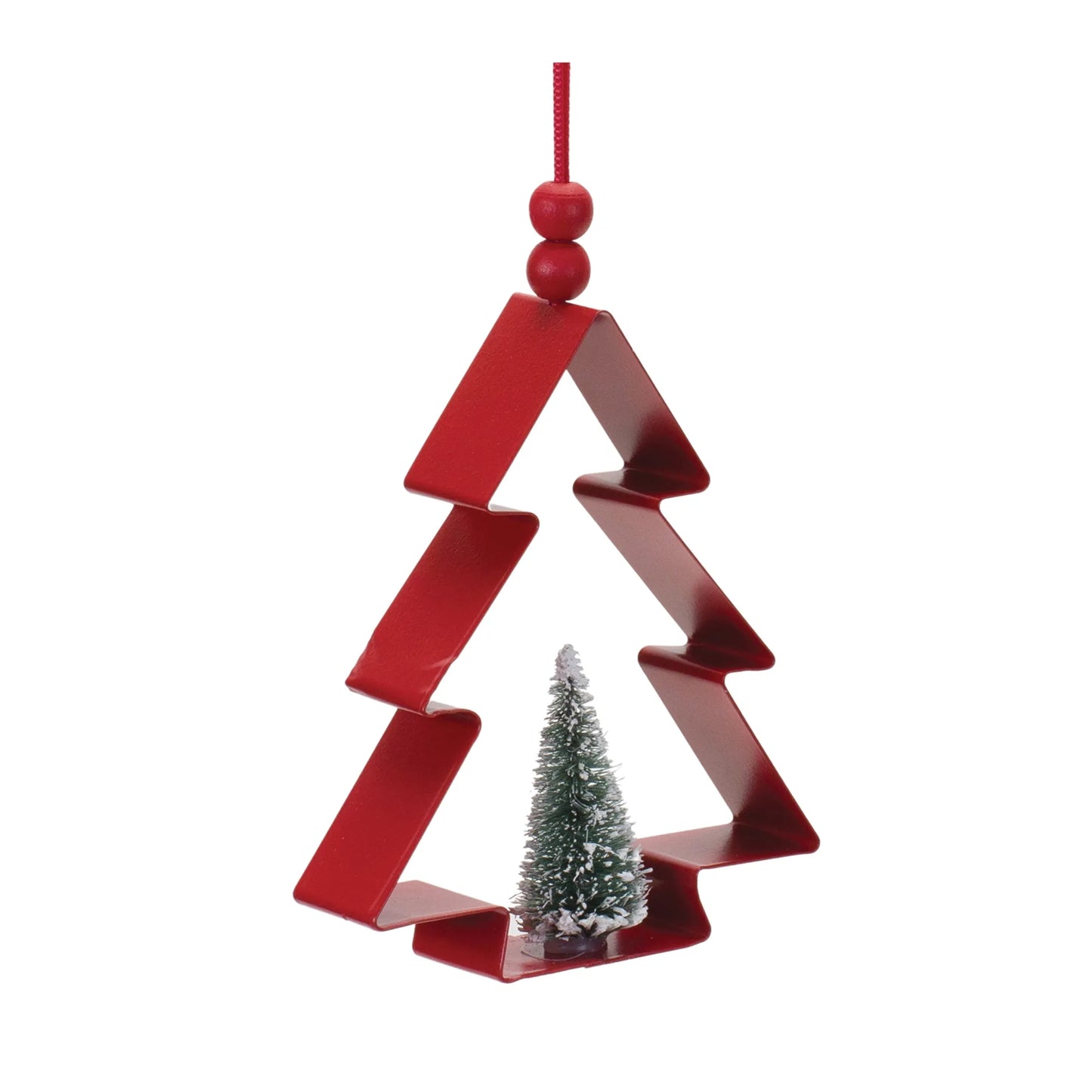 Star and Pine Tree Cookie Cutter Ornament