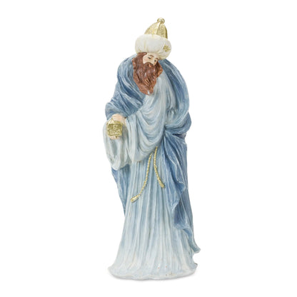 Winter Blue Nativity Figurines
