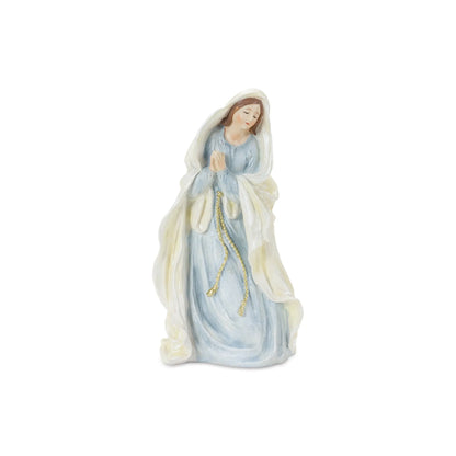 Winter Blue Nativity Figurines