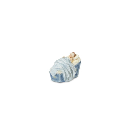 Winter Blue Nativity Figurines