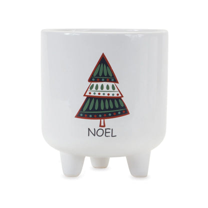 Footed Pine Tree Planter