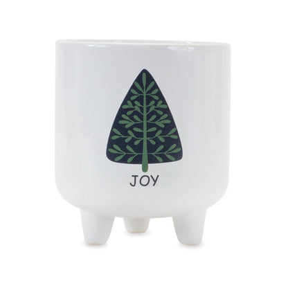 Footed Pine Tree Planter