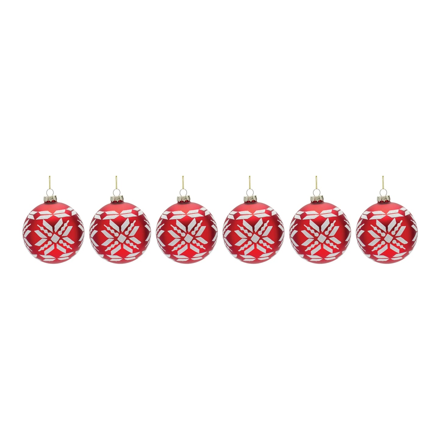 Nordic Snowflake Ball Ornament