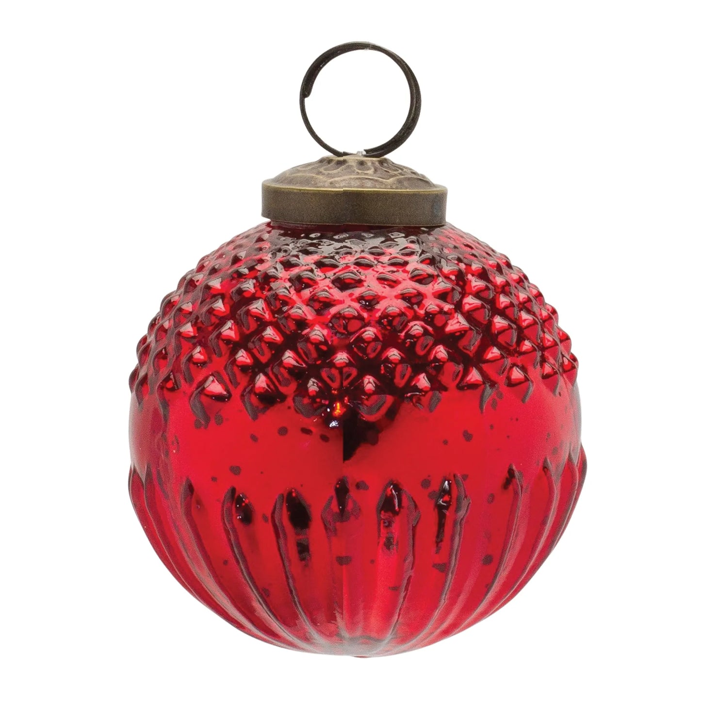 Mercury Glass Ball Ornament
