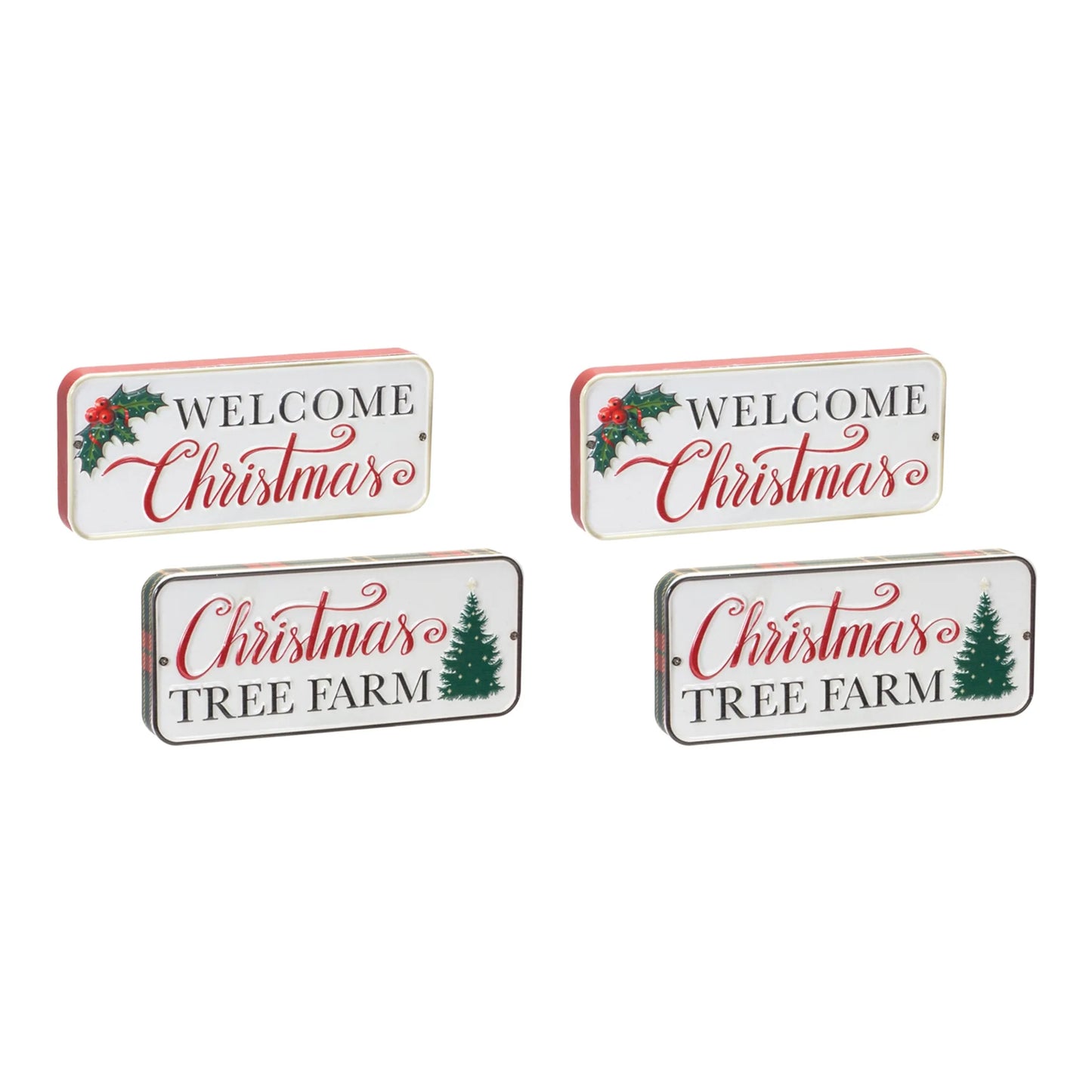 Christmas Tree Sentiment Sign