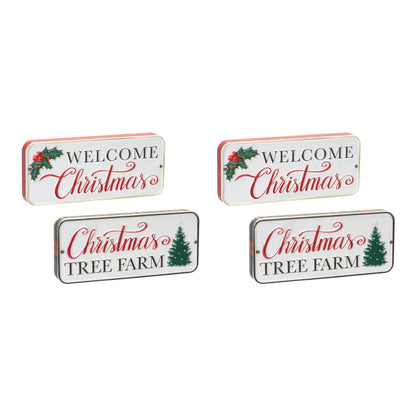 Christmas Tree Sentiment Sign