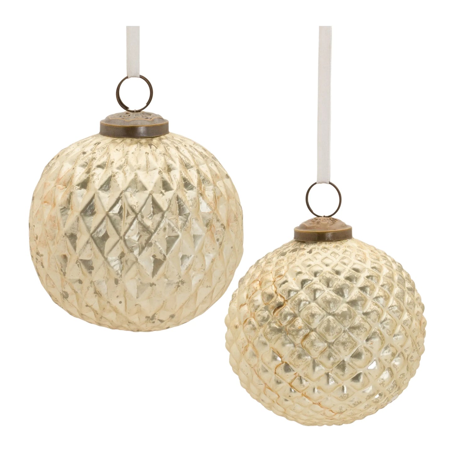 Harlequin Glass Ornament