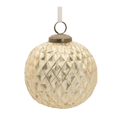 Harlequin Glass Ornament