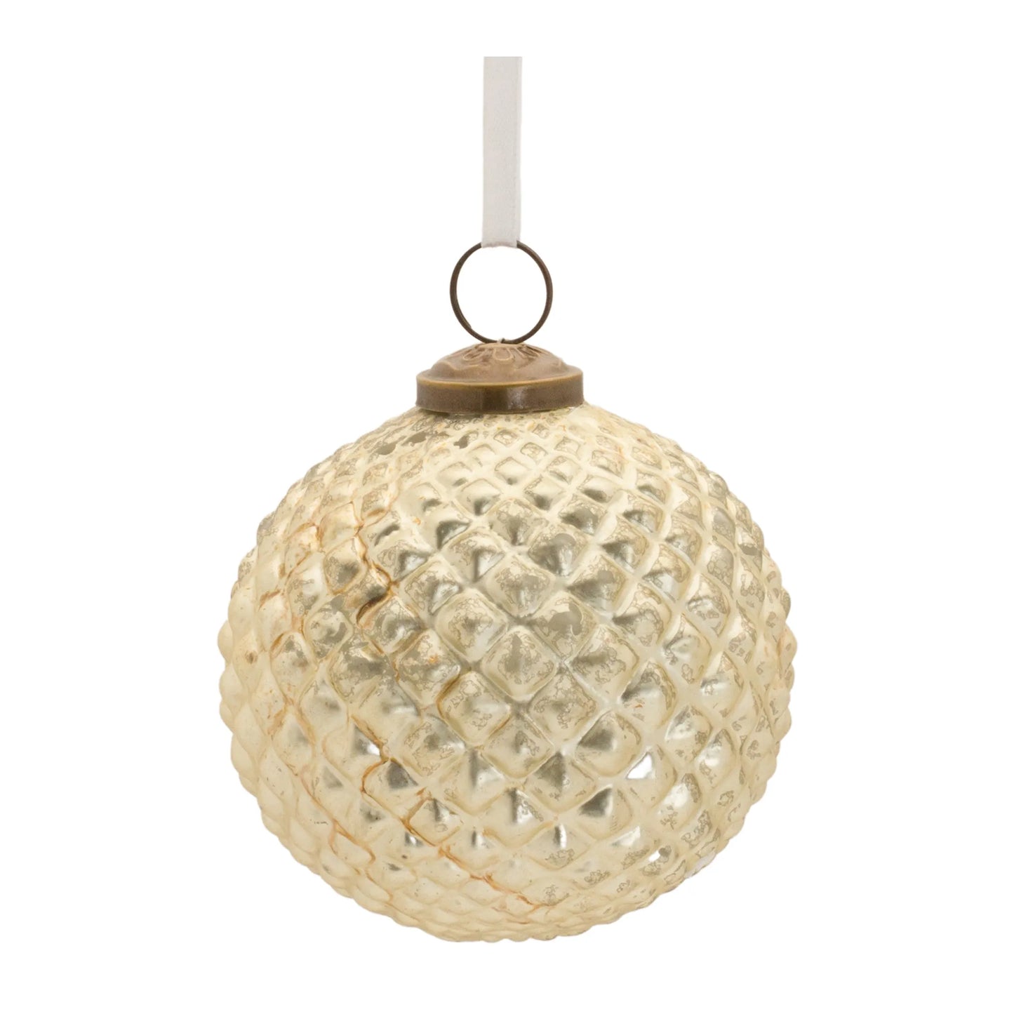 Harlequin Glass Ornament