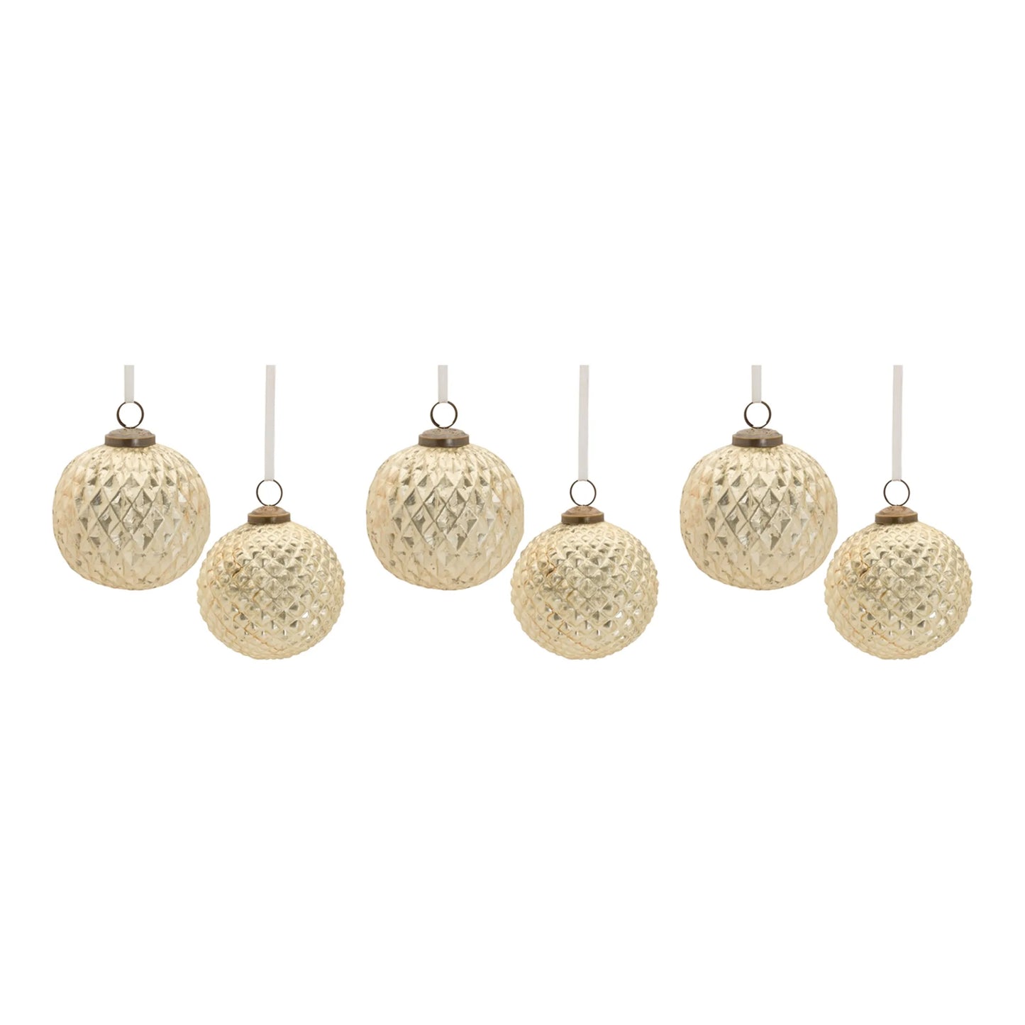 Harlequin Glass Ornament