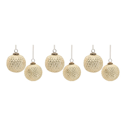 Harlequin Glass Ornament