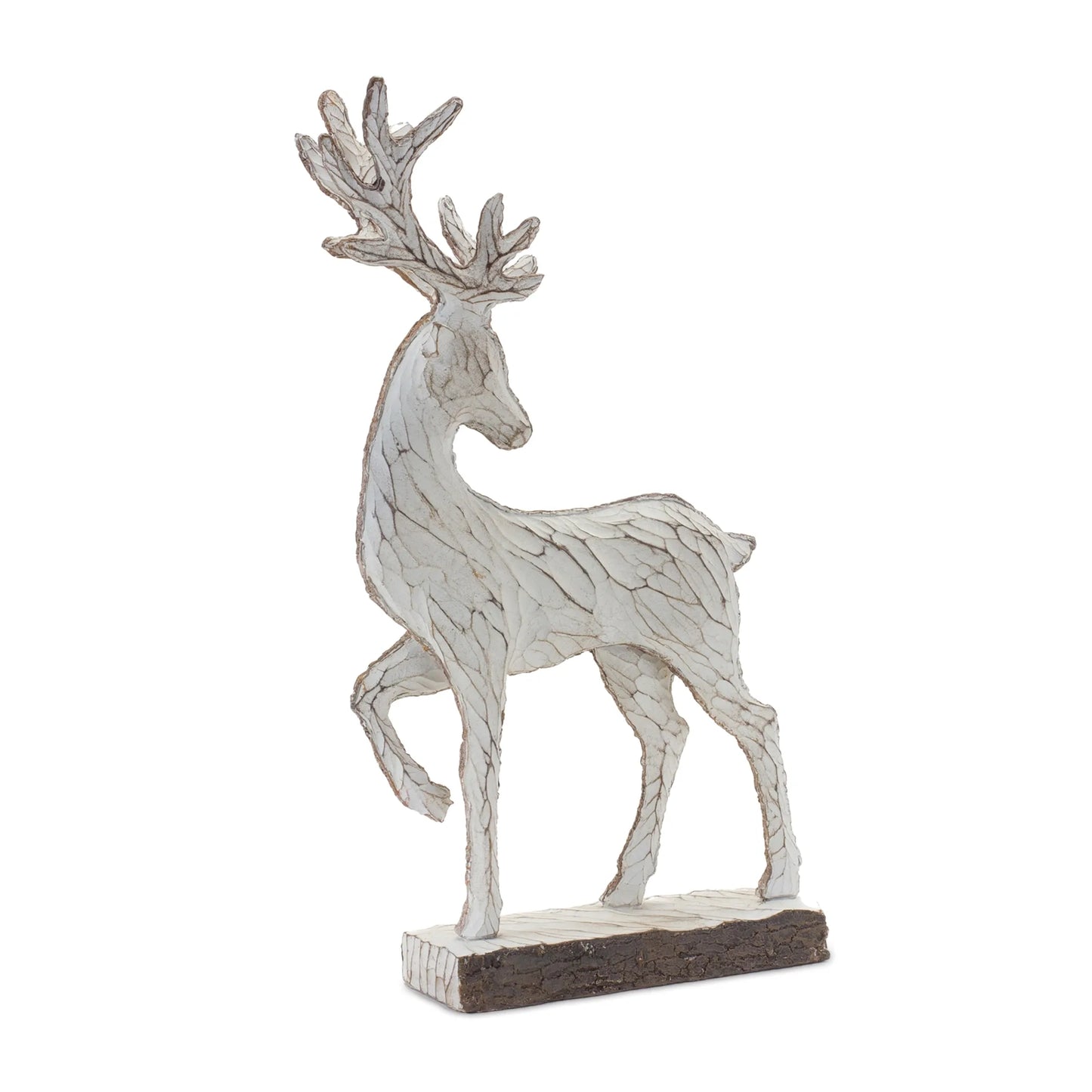 Carved Deer Decor