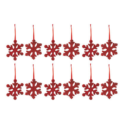 Fir Wood Snowflake Ornament