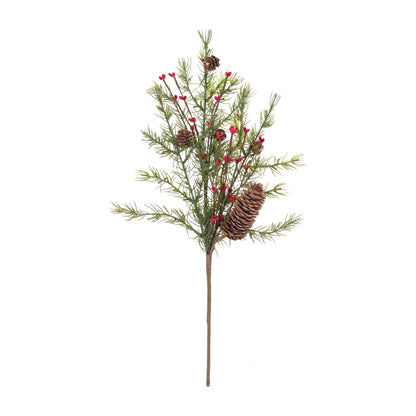 Pine w/Berry & Cone Spray
